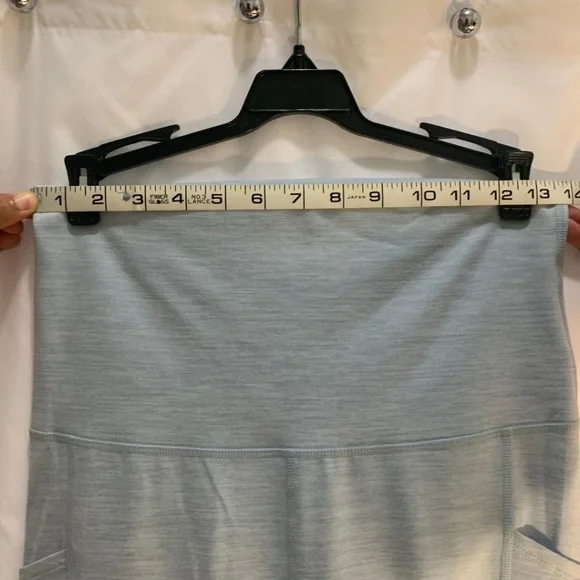 NWOT Zen Again Heather Flares By FP Movements Heather Blue Pearl small - Picture 6 of 11